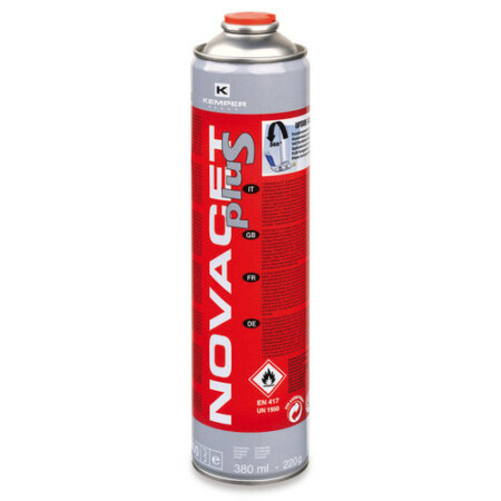 CARTOUCHE DE GAZ NOVACET 600ML AVEC MOUSSE PACK DE 12